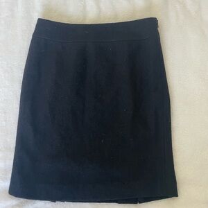 Banana Republic Classic Black Tweed Mini Skirt